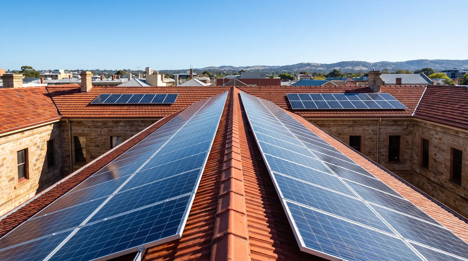 Solar Panel Cleaning in Adelaide (illustrative)